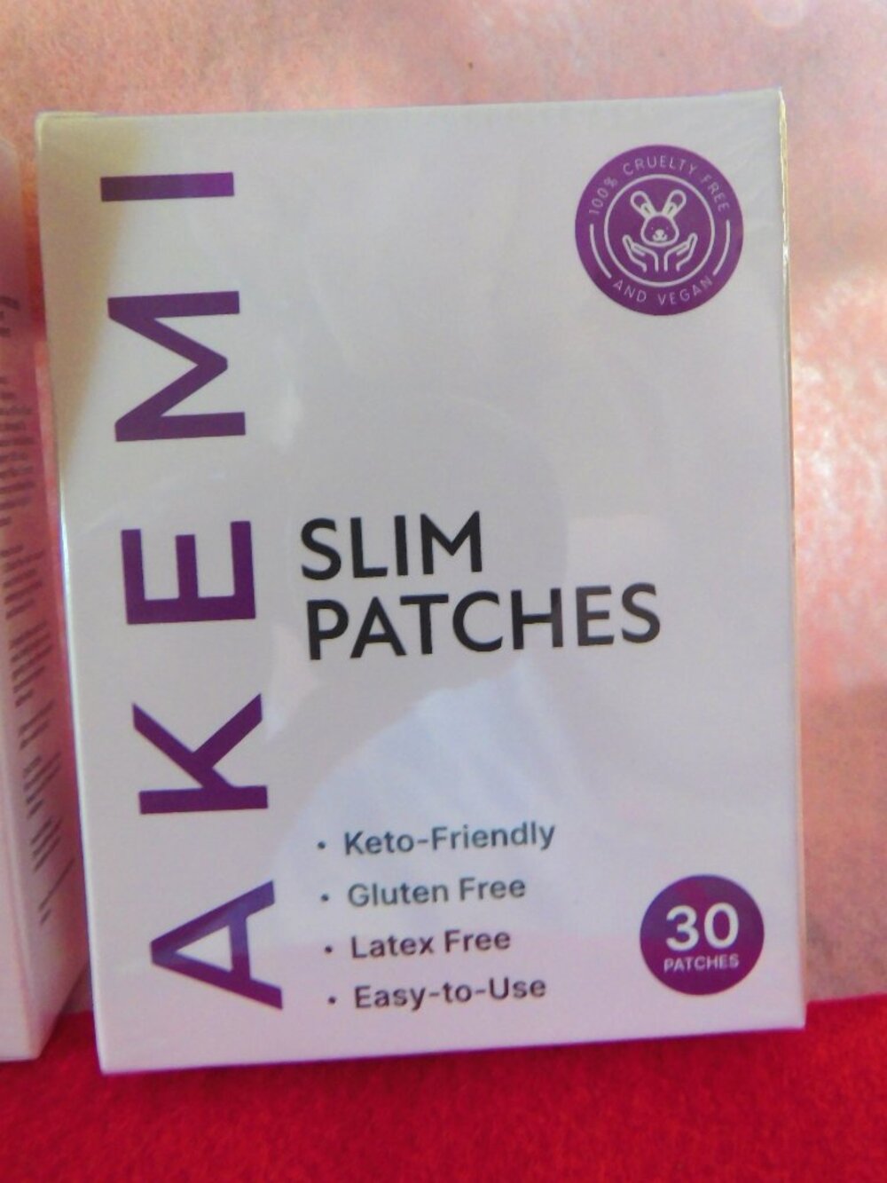 2 NEW - SEALED - BOXES of AKEMI SLIM PATCHES - 30 PATCHES